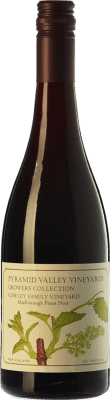 43,95 € Free Shipping | Red wine Pyramid Valley Cowley Aged I.G. Marlborough Marlborough New Zealand Pinot Black Bottle 75 cl