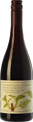 43,95 € Envio grátis | Vinho tinto Pyramid Valley Cowley Crianza I.G. Marlborough Marlborough Nova Zelândia Pinot Preto Garrafa 75 cl