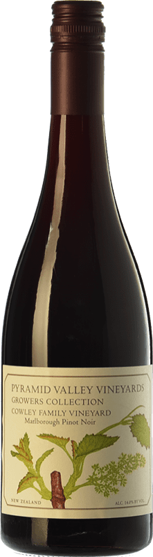 43,95 € Kostenloser Versand | Rotwein Pyramid Valley Cowley Alterung I.G. Marlborough Marlborough Neuseeland Spätburgunder Flasche 75 cl