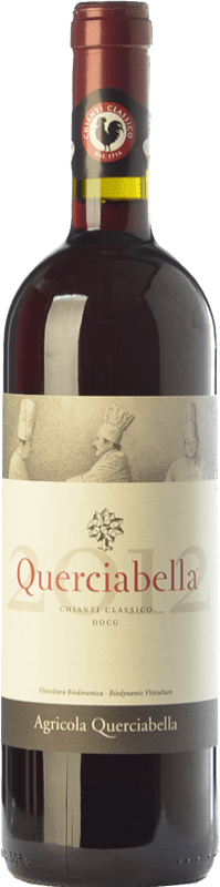 29,95 € Free Shipping | Red wine Querciabella D.O.C.G. Chianti Tuscany Italy Sangiovese Organic Bottle 75 cl