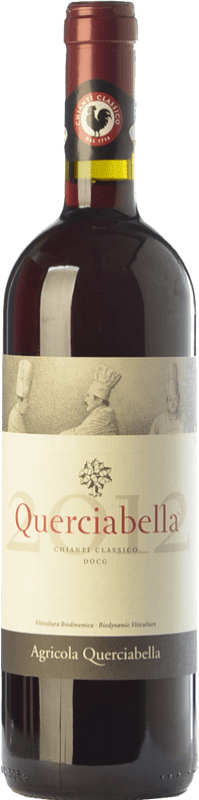 28,95 € Spedizione Gratuita | Vino rosso Querciabella D.O.C.G. Chianti Classico Toscana Italia Sangiovese Bottiglia 75 cl