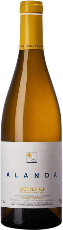17,95 € Free Shipping | White wine Quinta da Muradella Alanda Aged D.O. Monterrei Galicia Spain Godello, Treixadura, Doña Blanca Bottle 75 cl