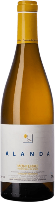 39,95 € Kostenloser Versand | Weißwein Quinta da Muradella Alanda Crianza — Kurze Fassreifung D.O. Monterrei Galizien Spanien Godello, Treixadura, Doña Blanca Flasche 75 cl