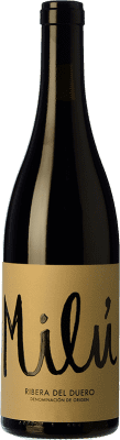15,95 € Free Shipping | Red wine Quinta Milú Young D.O. Ribera del Duero Castilla y León Spain Tempranillo Bottle 75 cl