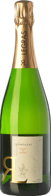 71,95 € Envio grátis | Espumante branco Legras Grand Cru Blanc de Blancs Brut A.O.C. Champagne Champagne França Chardonnay Garrafa 75 cl