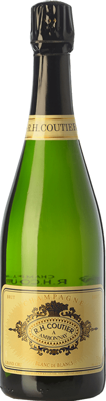 49,95 € Kostenloser Versand | Weißer Sekt Coutier Blanc de Blancs Brut A.O.C. Champagne Champagner Frankreich Chardonnay Flasche 75 cl