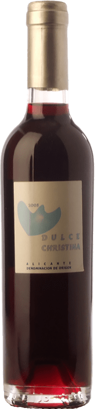 11,95 € Spedizione Gratuita | Vino dolce Bernabé Beryna Christina D.O. Alicante Comunità Valenciana Spagna Tempranillo, Cabernet Sauvignon, Monastrell Bottiglia Medium 50 cl