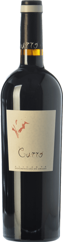29,95 € Spedizione Gratuita | Vino Rosso Bernabé Curro Crianza — Invecchiato in Botte D.O. Alicante Comunità Valenciana Spagna Cabernet Sauvignon, Monastrell Bottiglia 75 cl