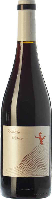 13,95 € Бесплатная доставка | Красное вино Bernabé Ramblis Молодой D.O. Alicante Сообщество Валенсии Испания Forcayat del Arco бутылка 75 cl
