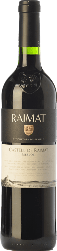 11,95 € Free Shipping | Red wine Raimat Castell Aged D.O. Costers del Segre Catalonia Spain Merlot Bottle 75 cl