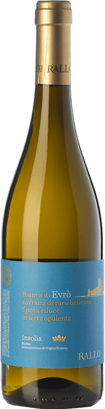 13,95 € Envoi gratuit | Vin blanc Rallo Evrò I.G.T. Terre Siciliane Sicile Italie Insolia Bouteille 75 cl