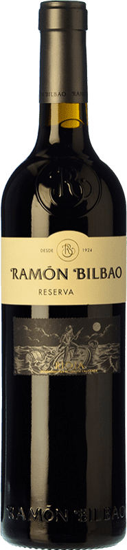 17,95 € Envoi gratuit | Vin rouge Ramón Bilbao Réserve D.O.Ca. Rioja La Rioja Espagne Tempranillo, Graciano, Mazuelo Bouteille 75 cl