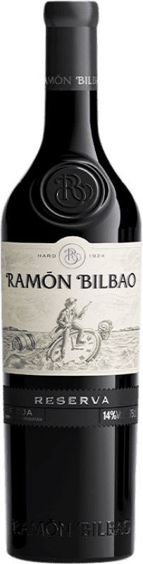 19,95 € 免费送货 | 红酒 Ramón Bilbao 预订 D.O.Ca. Rioja 拉里奥哈 西班牙 Tempranillo, Graciano, Mazuelo 瓶子 75 cl