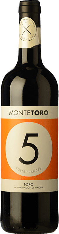 8,95 € 免费送货 | 红酒 Ramón Ramos Monte Toro 橡木 D.O. Toro 卡斯蒂利亚莱昂 西班牙 Tinta de Toro 瓶子 75 cl