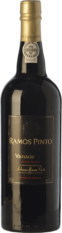 146,95 € Envio grátis | Vinho Generoso Fortificado Ramos Pinto Vintage I.G. Porto Porto Portugal Touriga Nacional, Tinta Roriz, Tinta Barroca 75 cl
