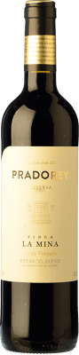 28,95 € 免费送货 | 红酒 Ventosilla PradoRey 预订 D.O. Ribera del Duero 卡斯蒂利亚莱昂 西班牙 Tempranillo, Merlot, Cabernet Sauvignon 瓶子 75 cl