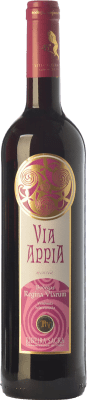 6,95 € Free Shipping | Red wine Regina Viarum Via Appia Joven D.O. Ribeira Sacra Galicia Spain Mencía Bottle 75 cl