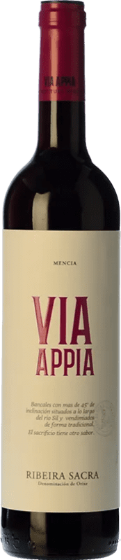 10,95 € Kostenloser Versand | Rotwein Regina Viarum Via Appia Jung D.O. Ribeira Sacra Galizien Spanien Mencía Flasche 75 cl