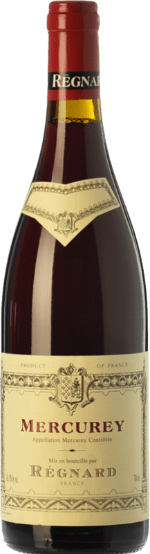 51,95 € Envío gratis | Vino Tinto Régnard Joven A.O.C. Mercurey Borgoña Francia Pinot Negro Botella 75 cl