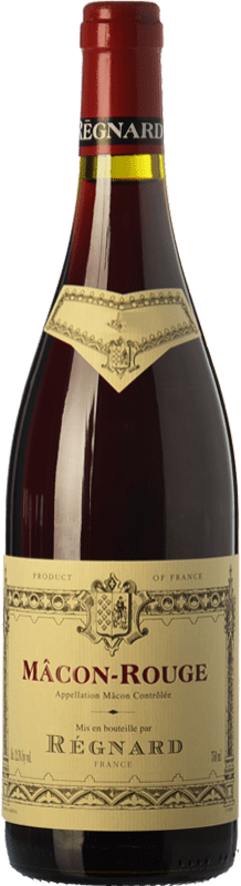 22,95 € Spedizione Gratuita | Vino rosso Régnard Rouge Crianza A.O.C. Mâcon Borgogna Francia Gamay Bottiglia 75 cl