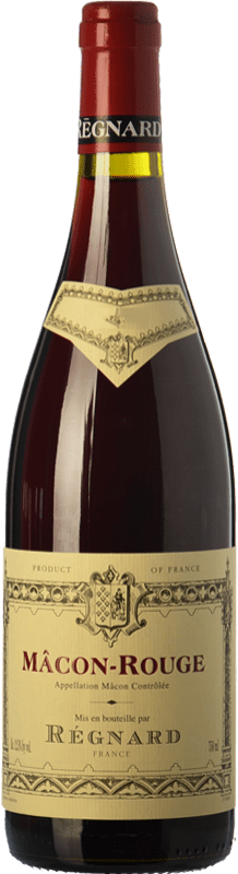 22,95 € Envío gratis | Vino Tinto Régnard Crianza A.O.C. Mâcon Borgoña Francia Gamay Botella 75 cl
