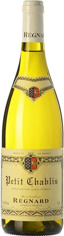 31,95 € Envío gratis | Vino blanco Régnard A.O.C. Petit-Chablis Borgoña Francia Chardonnay Botella 75 cl