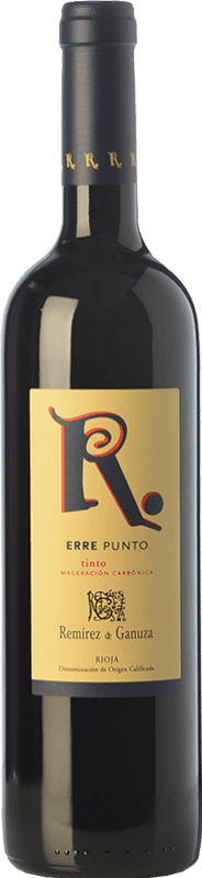16,95 € Free Shipping | Red wine Remírez de Ganuza Erre Punto Joven D.O.Ca. Rioja The Rioja Spain Tempranillo, Graciano, Viura, Malvasía Bottle 75 cl