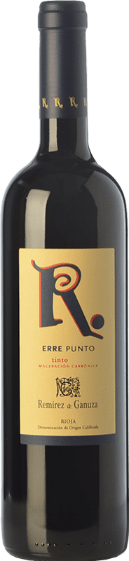 21,95 € 送料無料 | 赤ワイン Remírez de Ganuza Erre Punto 若い D.O.Ca. Rioja ラ・リオハ スペイン Tempranillo, Graciano, Viura, Malvasía ボトル 75 cl