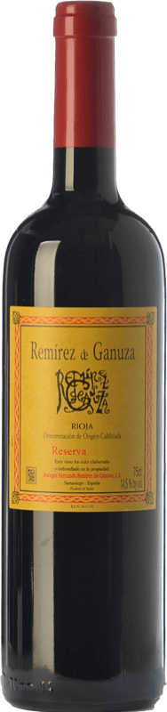74,95 € Envio grátis | Vinho tinto Remírez de Ganuza Reserva D.O.Ca. Rioja La Rioja Espanha Tempranillo, Graciano Garrafa 75 cl