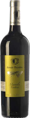 21,95 € Kostenloser Versand | Rotwein Rendé Masdéu Manuela Ventosa Crianza — Kurze Fassreifung D.O. Conca de Barberà Katalonien Spanien Syrah, Cabernet Sauvignon Flasche 75 cl