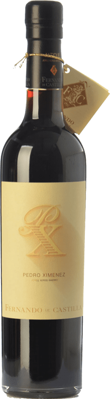 46,95 € 送料無料 | 甘口ワイン Fernando de Castilla Antique PX D.O. Manzanilla-Sanlúcar de Barrameda アンダルシア スペイン Pedro Ximénez ミディアムボトル 50 cl