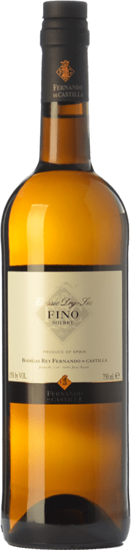 21,95 € Envoi gratuit | Vin Fortifié Fernando de Castilla Classique D.O. Manzanilla-Sanlúcar de Barrameda Andalousie Espagne Palomino Fino Bouteille 75 cl