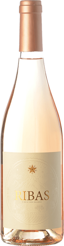 14,95 € Free Shipping | Rosé wine Ribas Rosat I.G.P. Vi de la Terra de Mallorca Balearic Islands Spain Callet, Mantonegro, Gargollassa Bottle 75 cl