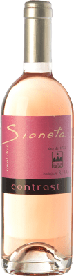 26,95 € Envío gratis | Vino rosado Ribas Sioneta Rosat I.G.P. Vi de la Terra de Mallorca Islas Baleares España Mantonegro Botella Medium 50 cl