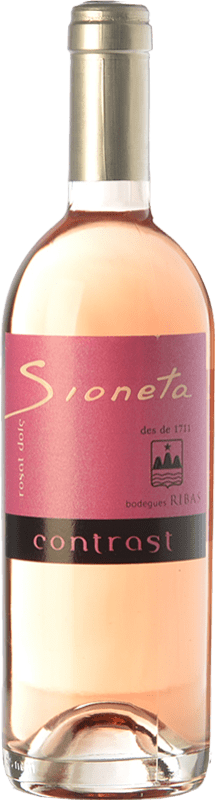 26,95 € Kostenloser Versand | Rosé-Wein Ribas Sioneta Rosat I.G.P. Vi de la Terra de Mallorca Balearen Spanien Mantonegro Medium Flasche 50 cl