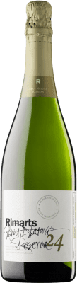 15,95 € Envoi gratuit | Blanc mousseux Rimarts 24 Brut Nature Réserve D.O. Cava Catalogne Espagne Macabeo, Xarel·lo, Parellada Bouteille 75 cl