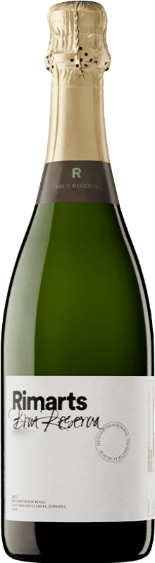 15,95 € 免费送货 | 白起泡酒 Rimarts 18 香槟 预订 D.O. Cava 加泰罗尼亚 西班牙 Macabeo, Xarel·lo, Parellada 瓶子 75 cl