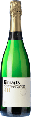 24,95 € Free Shipping | White Sparkling Wine Rimarts 40 Grand Reserve — Long Barrel-Aged D.O. Cava Catalonia Spain Macabeo, Xarel·lo, Chardonnay, Parellada 75 cl