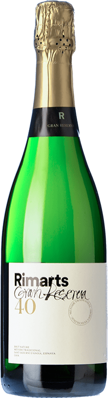 19,95 € Envio grátis | Espumante branco Rimarts 40 Grande Reserva D.O. Cava Catalunha Espanha Macabeo, Xarel·lo, Chardonnay, Parellada Garrafa 75 cl