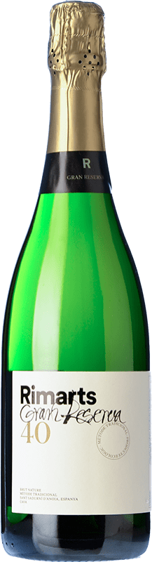 19,95 € Free Shipping | White sparkling Rimarts 40 Grand Reserve D.O. Cava Catalonia Spain Macabeo, Xarel·lo, Chardonnay, Parellada Bottle 75 cl