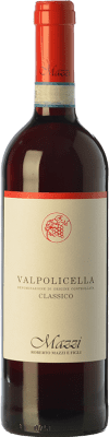 12,95 € Free Shipping | Red wine Mazzi Classico D.O.C. Valpolicella Veneto Italy Corvina, Rondinella, Corvinone, Molinara Bottle 75 cl