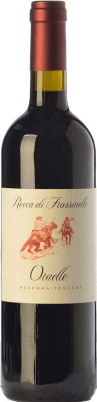 14,95 € Free Shipping | Red wine Rocca di Frassinello Ornello D.O.C. Maremma Toscana Tuscany Italy Merlot, Syrah, Cabernet Sauvignon, Sangiovese Bottle 75 cl