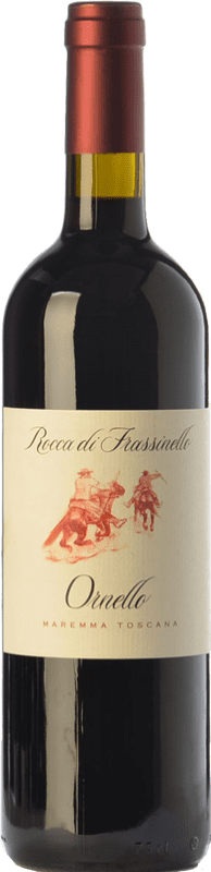 32,95 € Spedizione Gratuita | Vino Rosso Rocca di Frassinello Ornello D.O.C. Maremma Toscana Toscana Italia Merlot, Syrah, Cabernet Sauvignon, Sangiovese 75 cl