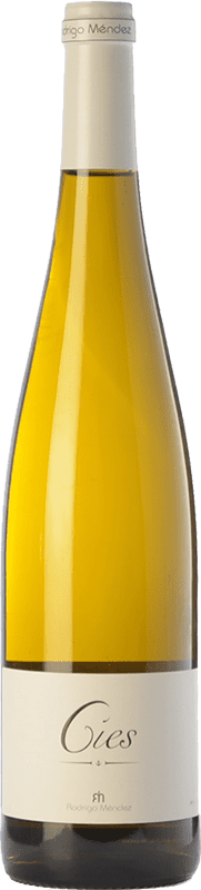 17,95 € Бесплатная доставка | Белое вино Rodrigo Méndez Cíes старения D.O. Rías Baixas Галисия Испания Albariño бутылка 75 cl