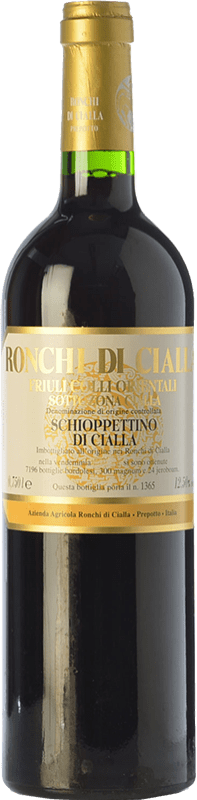 46,95 € Kostenloser Versand | Rotwein Ronchi di Cialla Di Cialla D.O.C. Colli Orientali del Friuli Friaul-Julisch Venetien Italien Schioppettino Flasche 75 cl