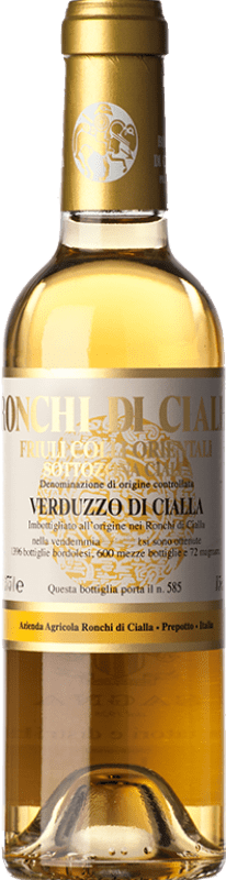 19,95 € 免费送货 | 甜酒 Ronchi di Cialla Verduzzo di Cialla D.O.C. Colli Orientali del Friuli 弗留利 - 威尼斯朱利亚 意大利 Verduzzo Friulano 半瓶 37 cl