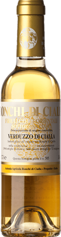 21,95 € Envoi gratuit | Vin Doux Ronchi di Cialla Verduzzo di Cialla D.O.C. Colli Orientali del Friuli Frioul-Vénétie Julienne Italie Verduzzo Friulano Demi-Bouteille 37 cl