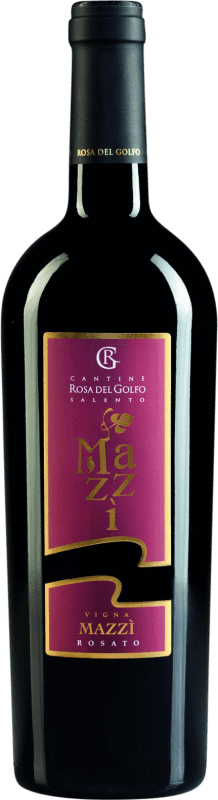 19,95 € 免费送货 | 玫瑰酒 Rosa del Golfo Vigna Mazzì I.G.T. Salento 坎帕尼亚 意大利 Malvasia Black, Negroamaro 瓶子 75 cl