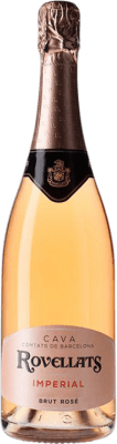 17,95 € 送料無料 | ロゼのスパークリングワイン Rovellats Brut — ブリュット Rosé — ロゼ, Imperial — インペリアル レセルバ D.O. Cava カタロニア スペイン Garnacha — グルナッシュ, Monastrell — モナストレル 75 cl