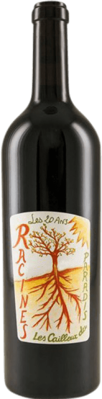 39,95 € 免费送货 | 红酒 Les Cailloux du Paradis Claude Courtois Racines 卢瓦尔河 法国 Cabernet Sauvignon, Cabernet Franc 瓶子 75 cl